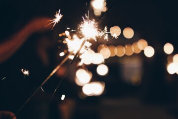 Sparkler image by Tessa Rampersad