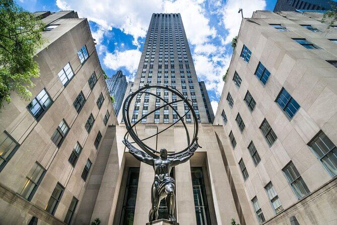 Rockefeller Plaza in New York.