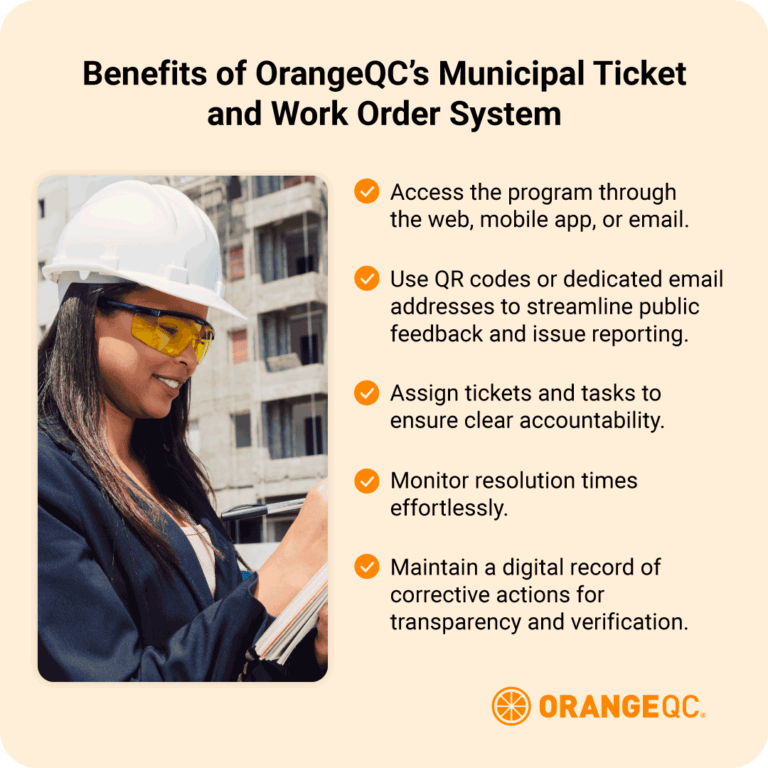 Streamline communications with an easy to use municipal work order system.
